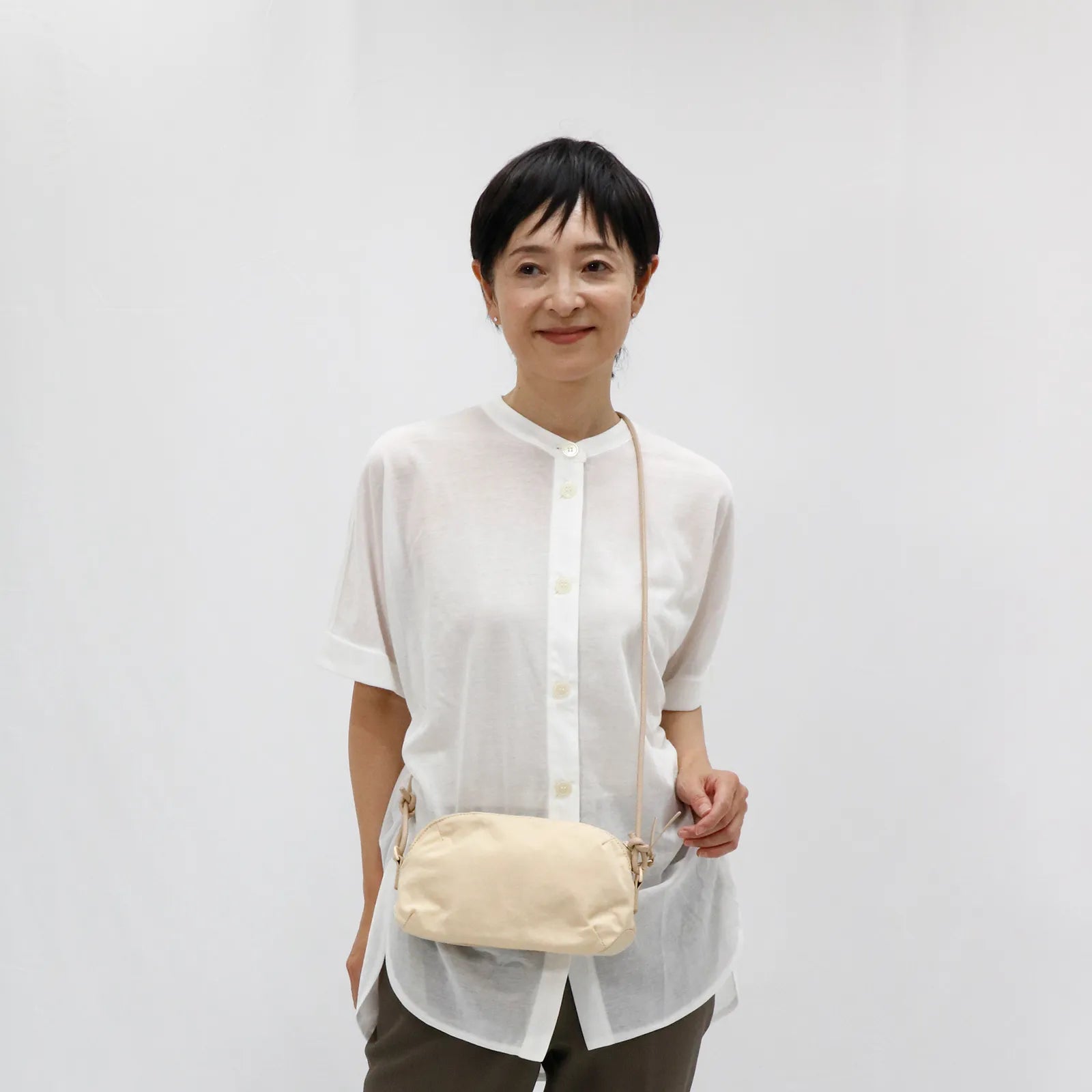 [Cute and Round 3-Way] Drawstring Bag Mini