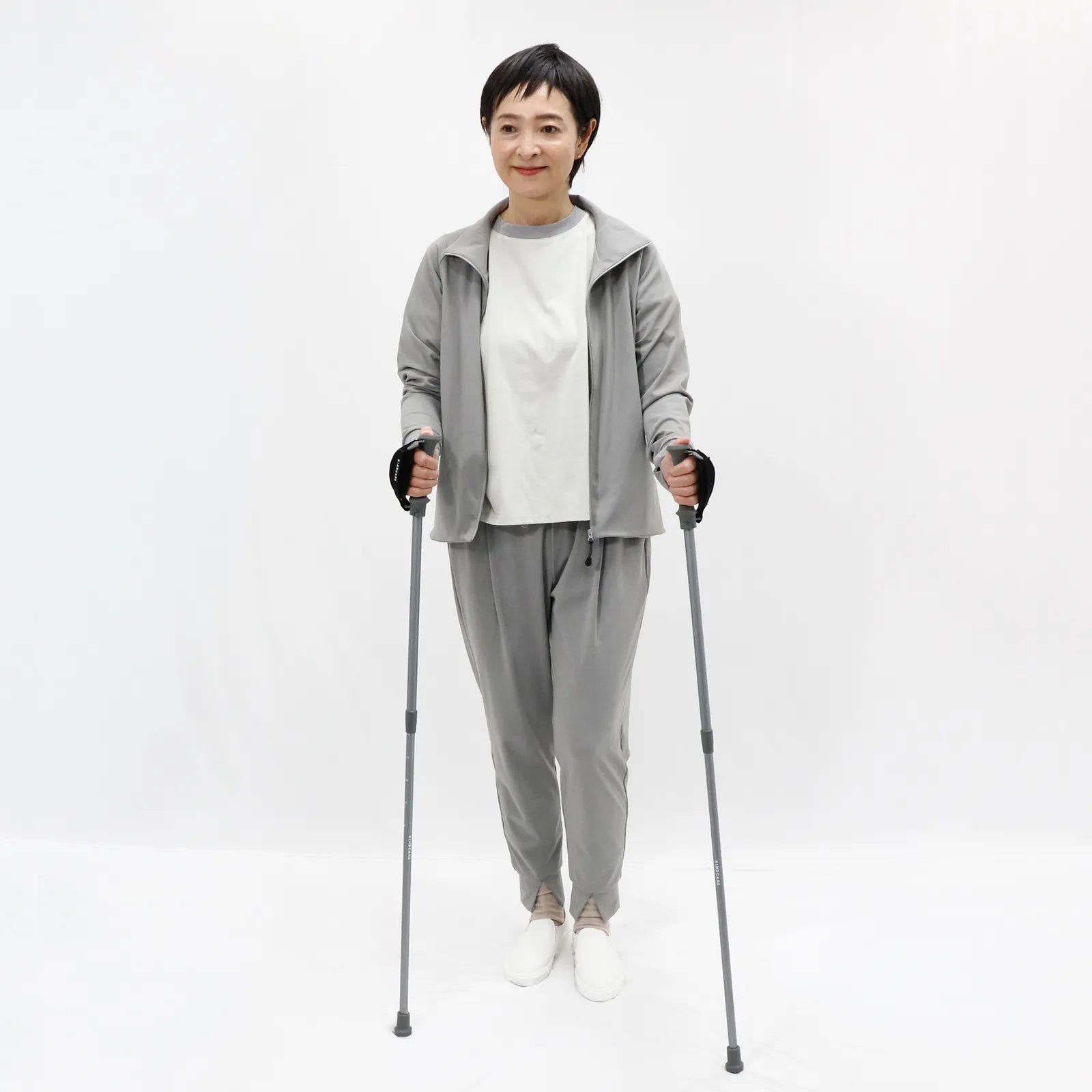 【伸縮・無地】Matte finishウォーキングポール