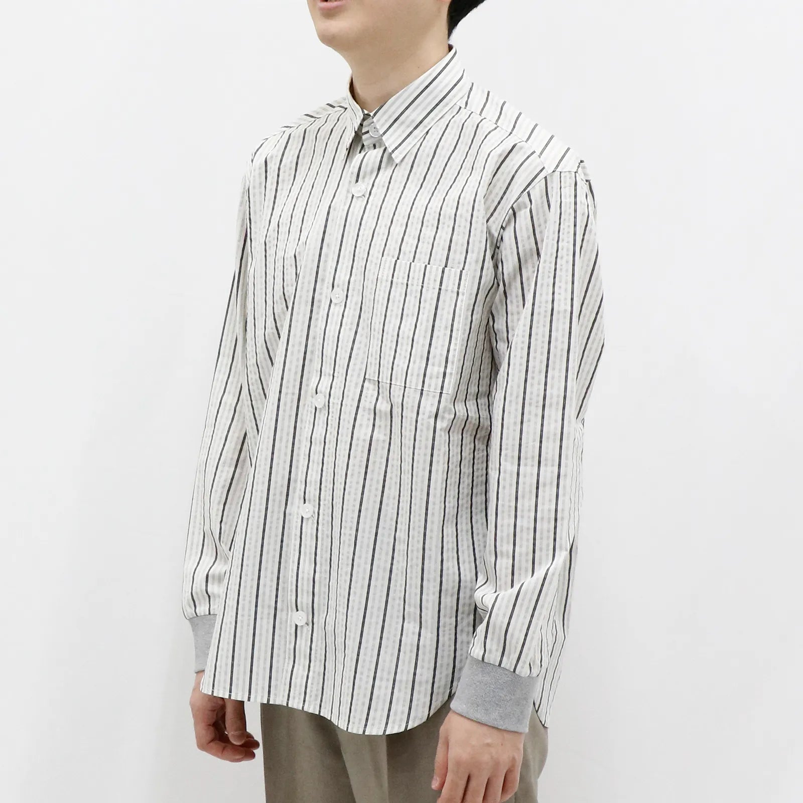 [Adult Summer Shirt] Striped Soccer Shirt