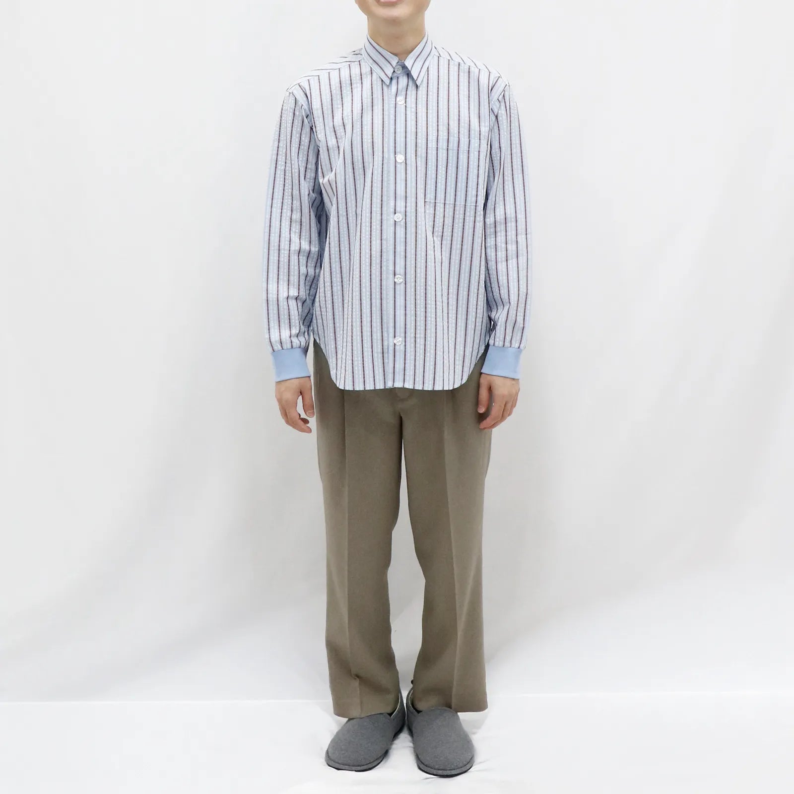 [Adult Summer Shirt] Striped Soccer Shirt