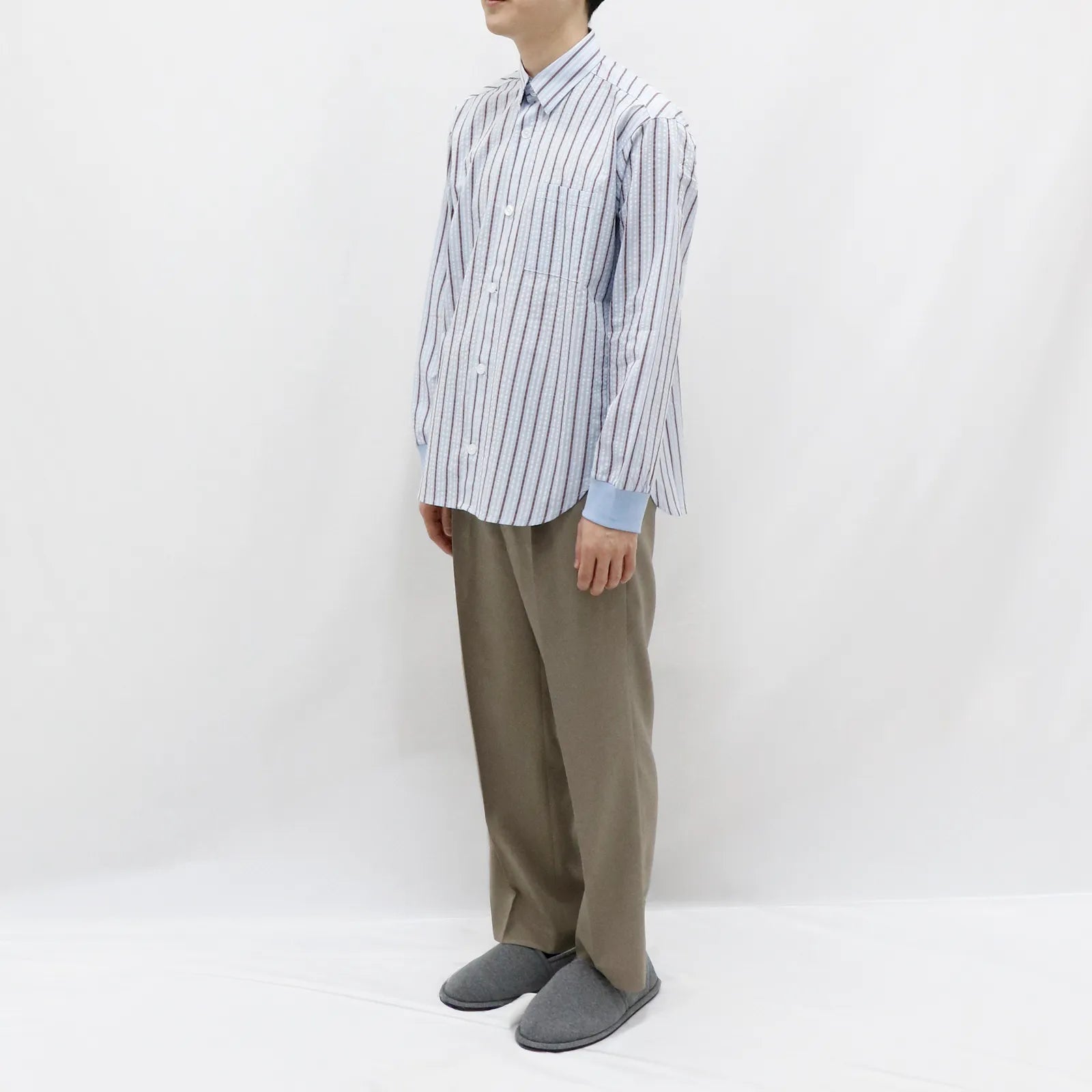 [Adult Summer Shirt] Striped Soccer Shirt