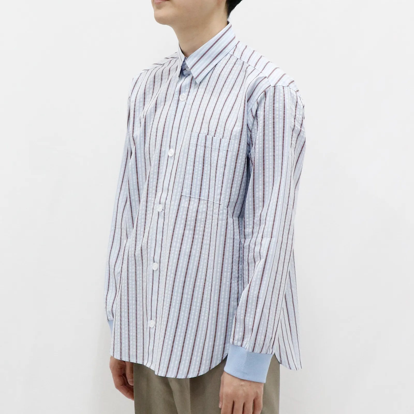 [Adult Summer Shirt] Striped Soccer Shirt
