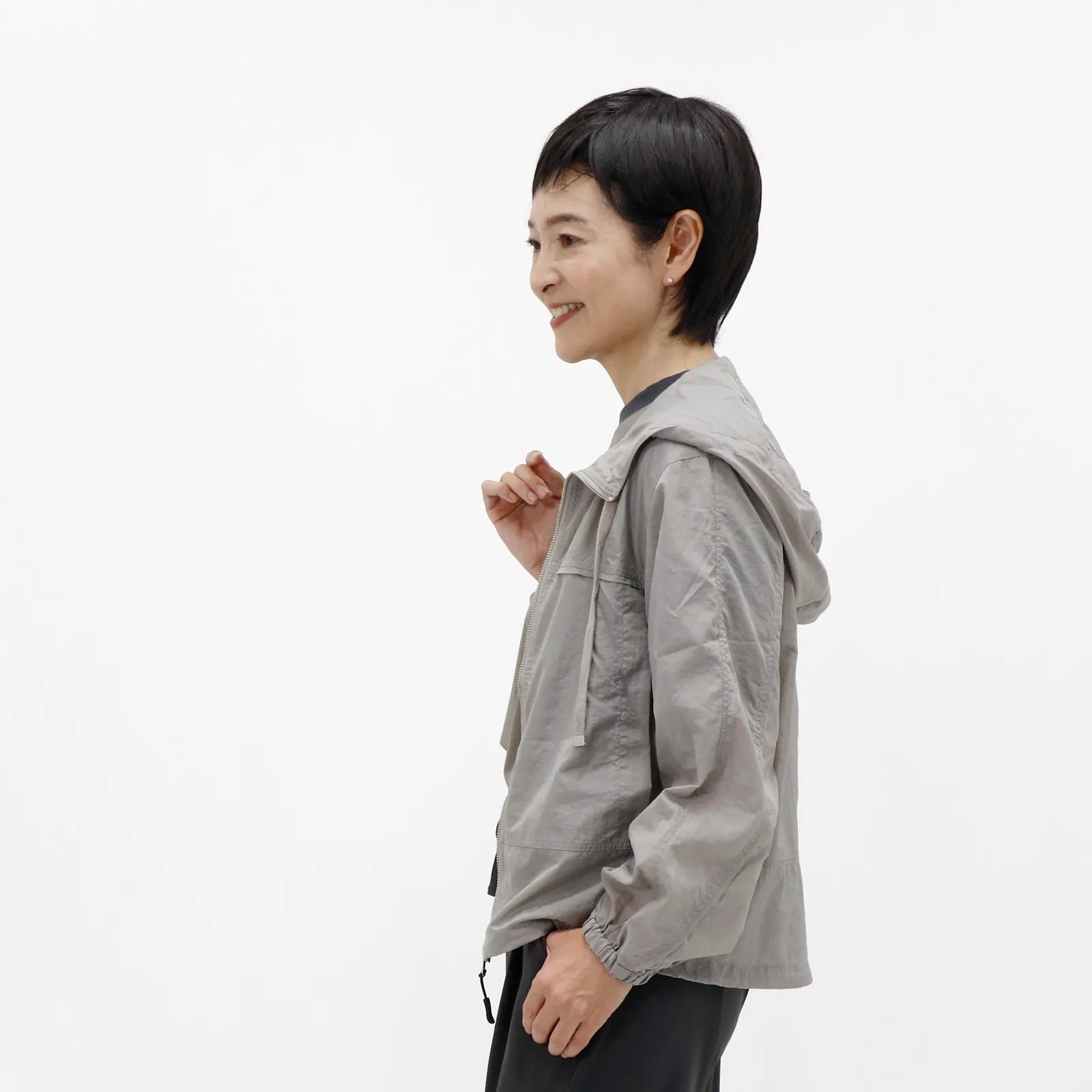 【花粉ガードで快適なお出掛け】レディース花粉ガードパーカー