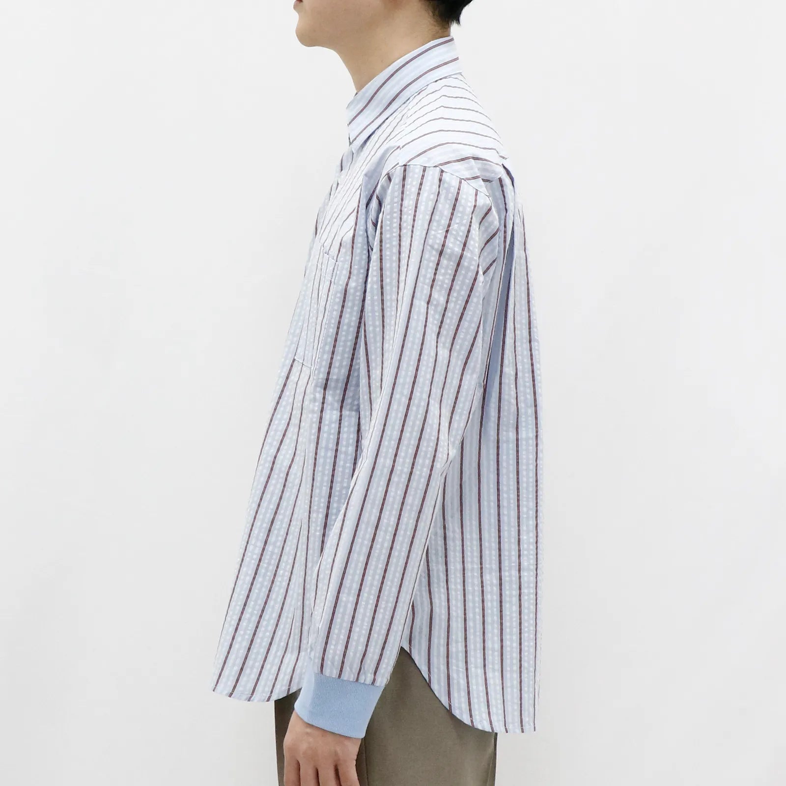 [Adult Summer Shirt] Striped Soccer Shirt