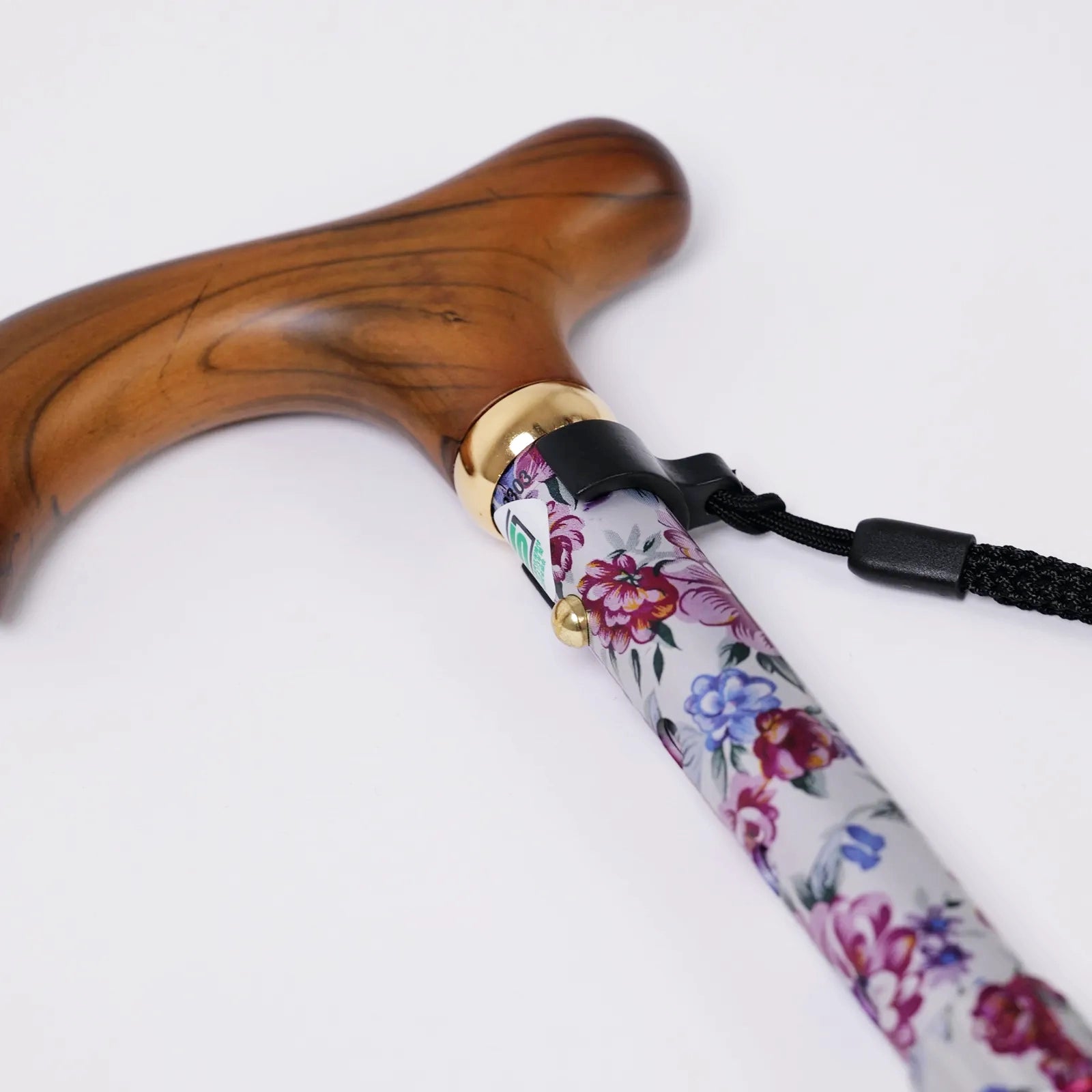 【伸縮＆折りたたみ・総柄】素敵なステッキ 伸縮折りたたみ