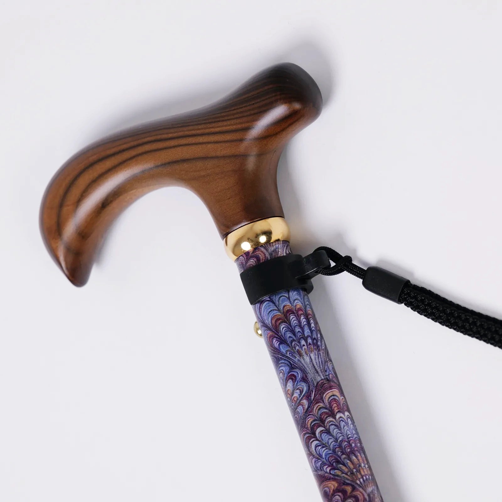 [Extendable &amp; Foldable, All-over Pattern] A lovely walking stick that can be extended and folded
