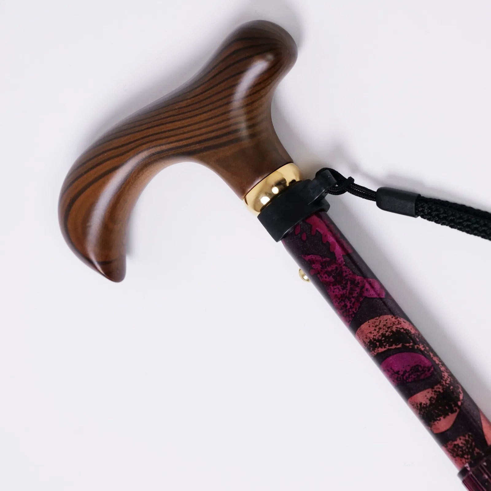 [Extendable &amp; Foldable, All-over Pattern] A lovely walking stick that can be extended and folded