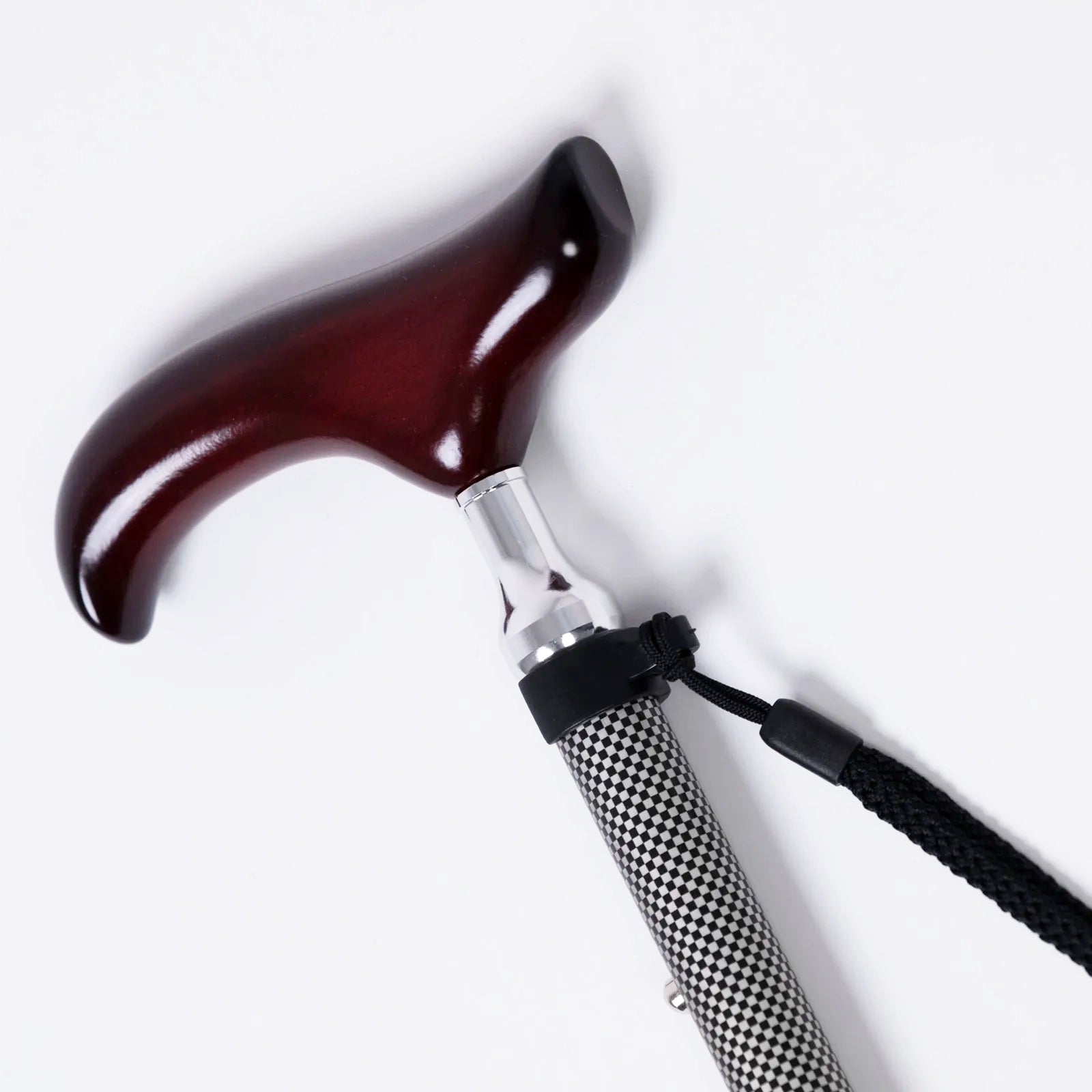 【伸縮＆折りたたみ】SLTステッキ アルミ格子柄