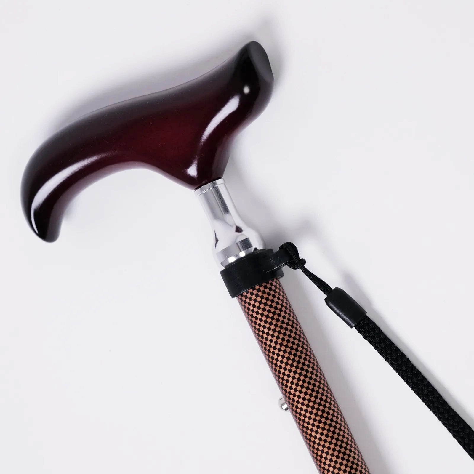 【伸縮＆折りたたみ】SLTステッキ アルミ格子柄