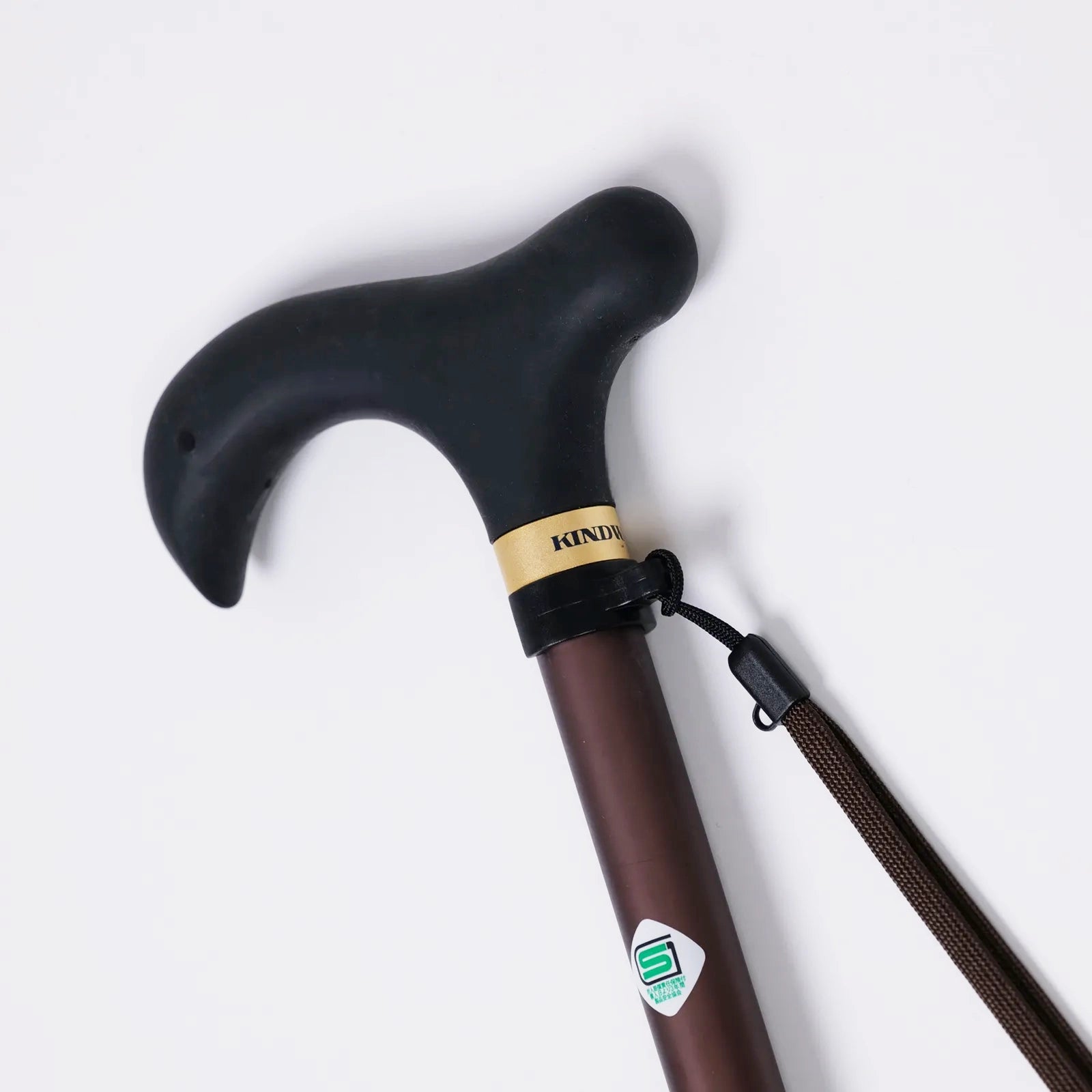 【伸縮＆折りたたみ・無地】とってもステッキ やわらかグリップ 伸縮折りたたみ