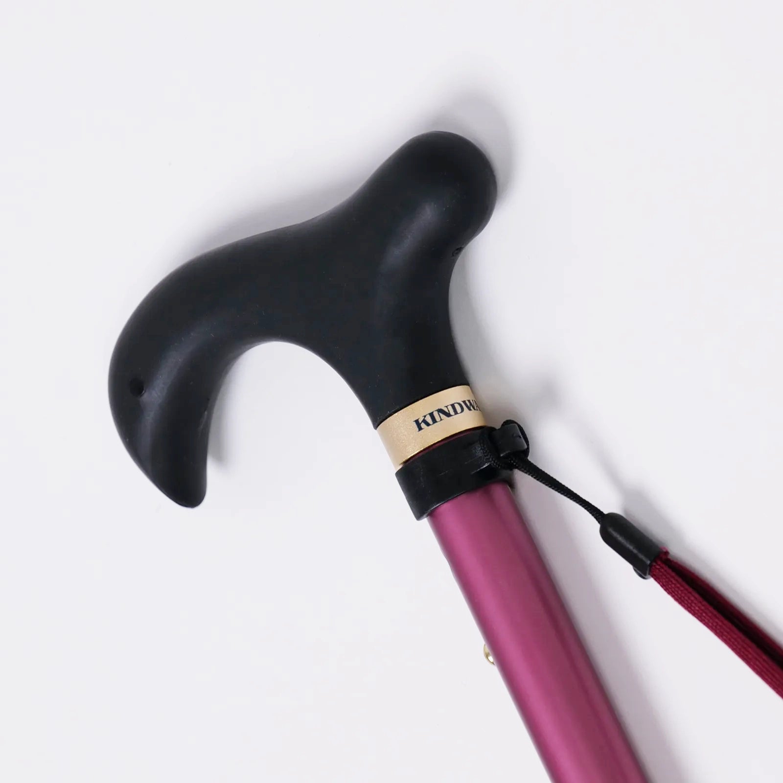 【伸縮＆折りたたみ・無地】とってもステッキ やわらかグリップ 伸縮折りたたみ