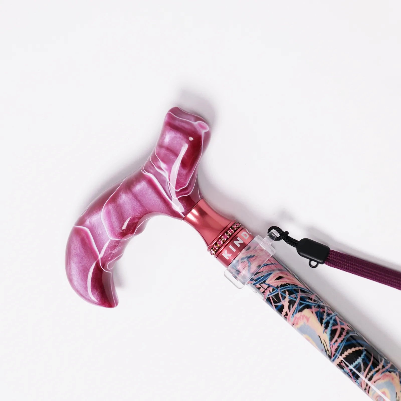 【伸縮・総柄】リバティプリント 伸縮ステッキ エレガント