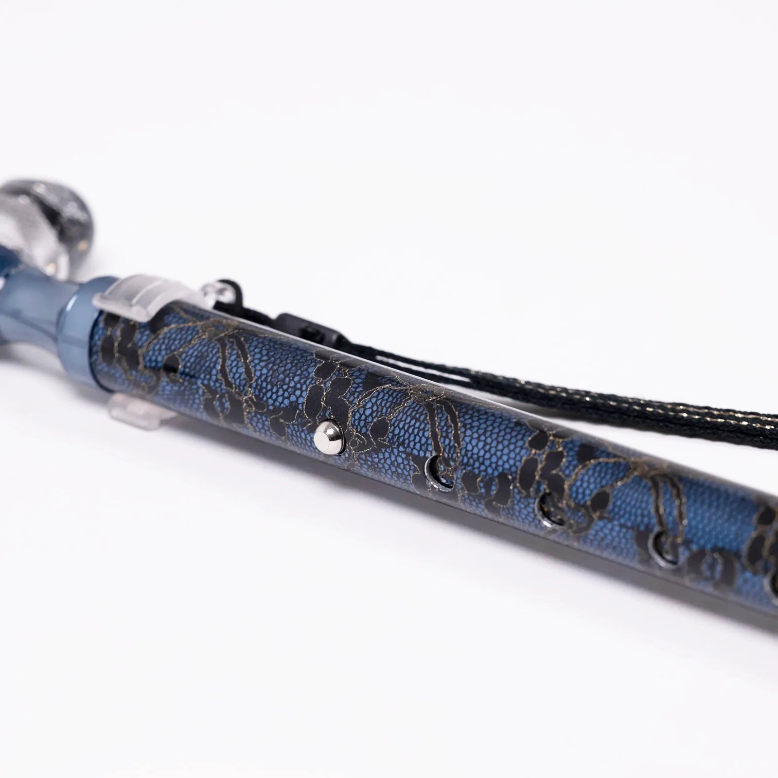 【伸縮＆折りたたみ・レース】エレガントステッキ レース花柄