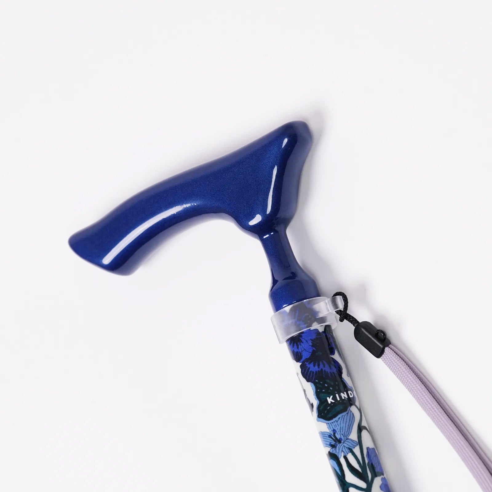 【超軽量の160g・伸縮・上柄】カーボン伸縮ステッキ リバティプリント Edna