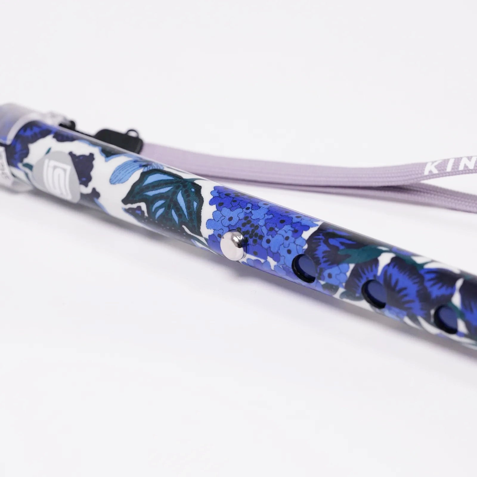 【超軽量の160g・伸縮・上柄】カーボン伸縮ステッキ リバティプリント Edna