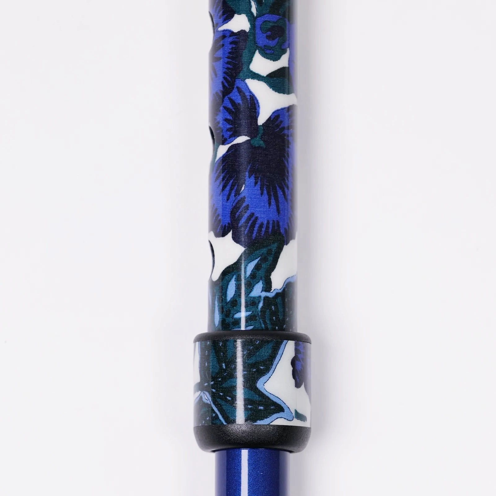【超軽量の160g・伸縮・上柄】カーボン伸縮ステッキ リバティプリント Edna