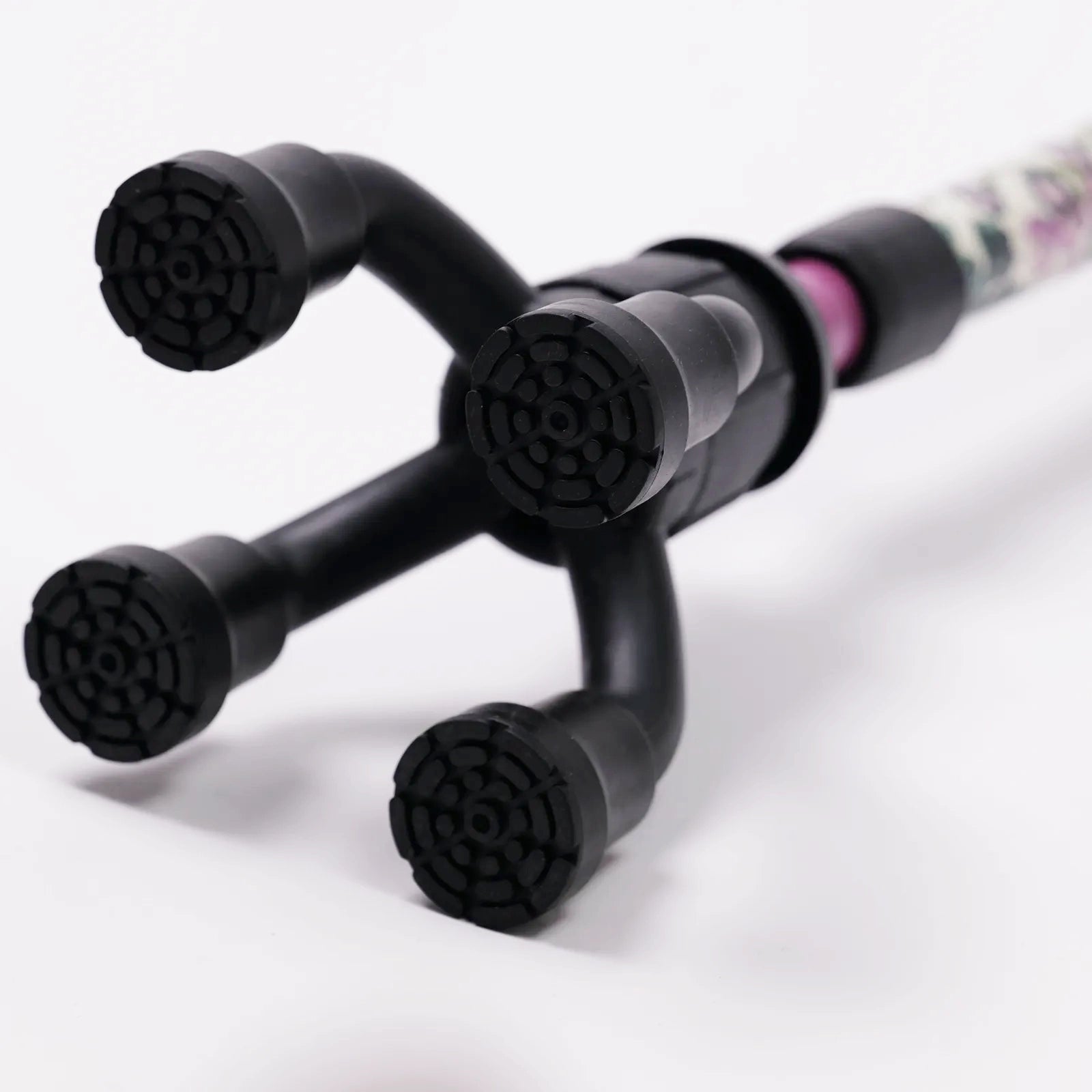 [Freestanding, Extendable, and Articulating] 4-Point Operation Cane, Liberty Print, Edna