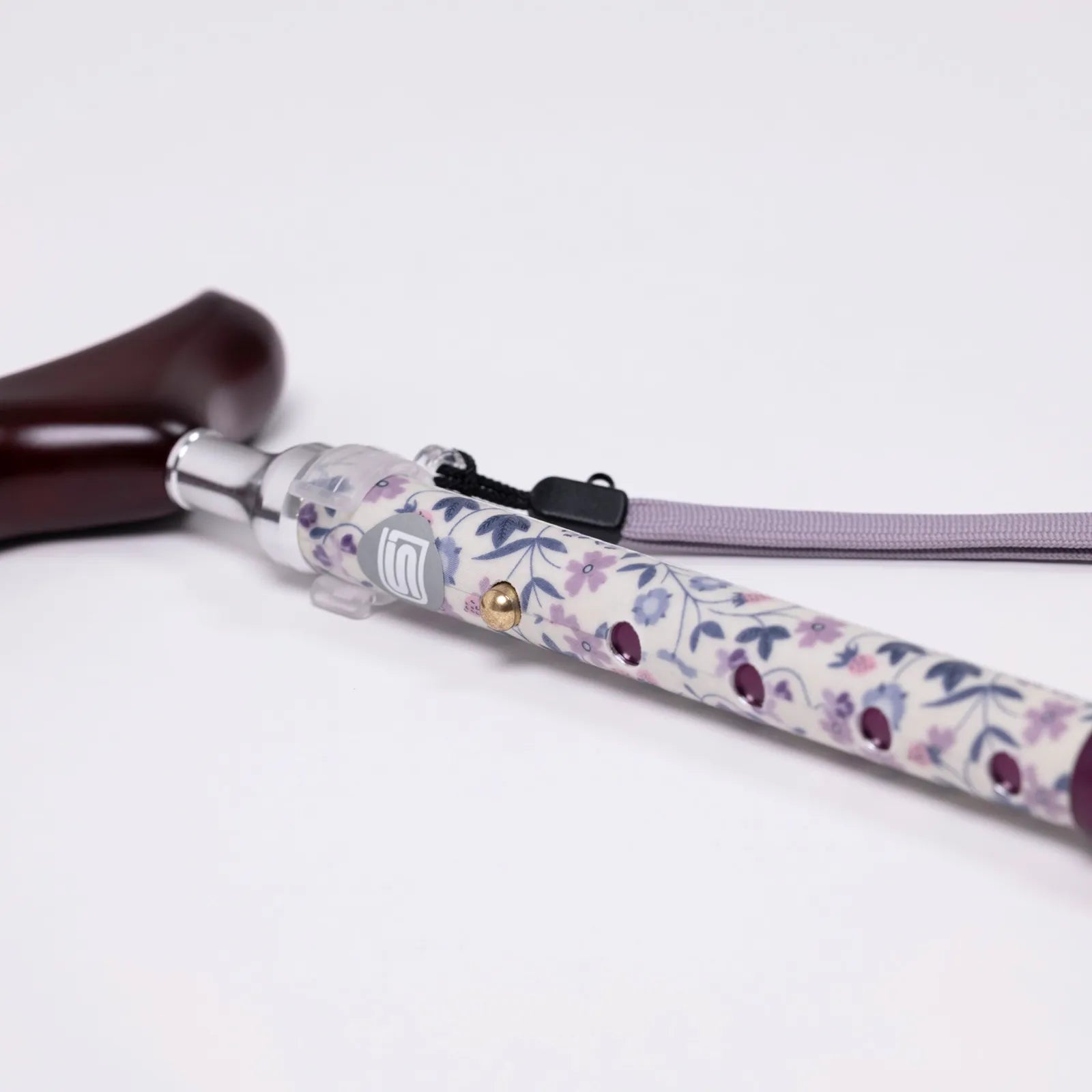 【伸縮＆折りたたみ・上柄】SLT折りたたみステッキ リバティプリント Little Mirabelle