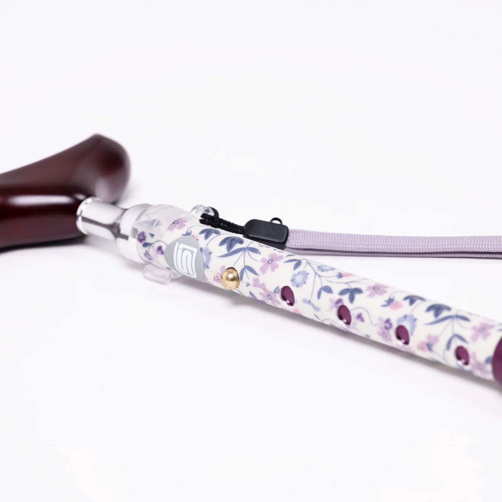 【伸縮＆折りたたみ・上柄】SLT折りたたみステッキ リバティプリント Little Mirabelle