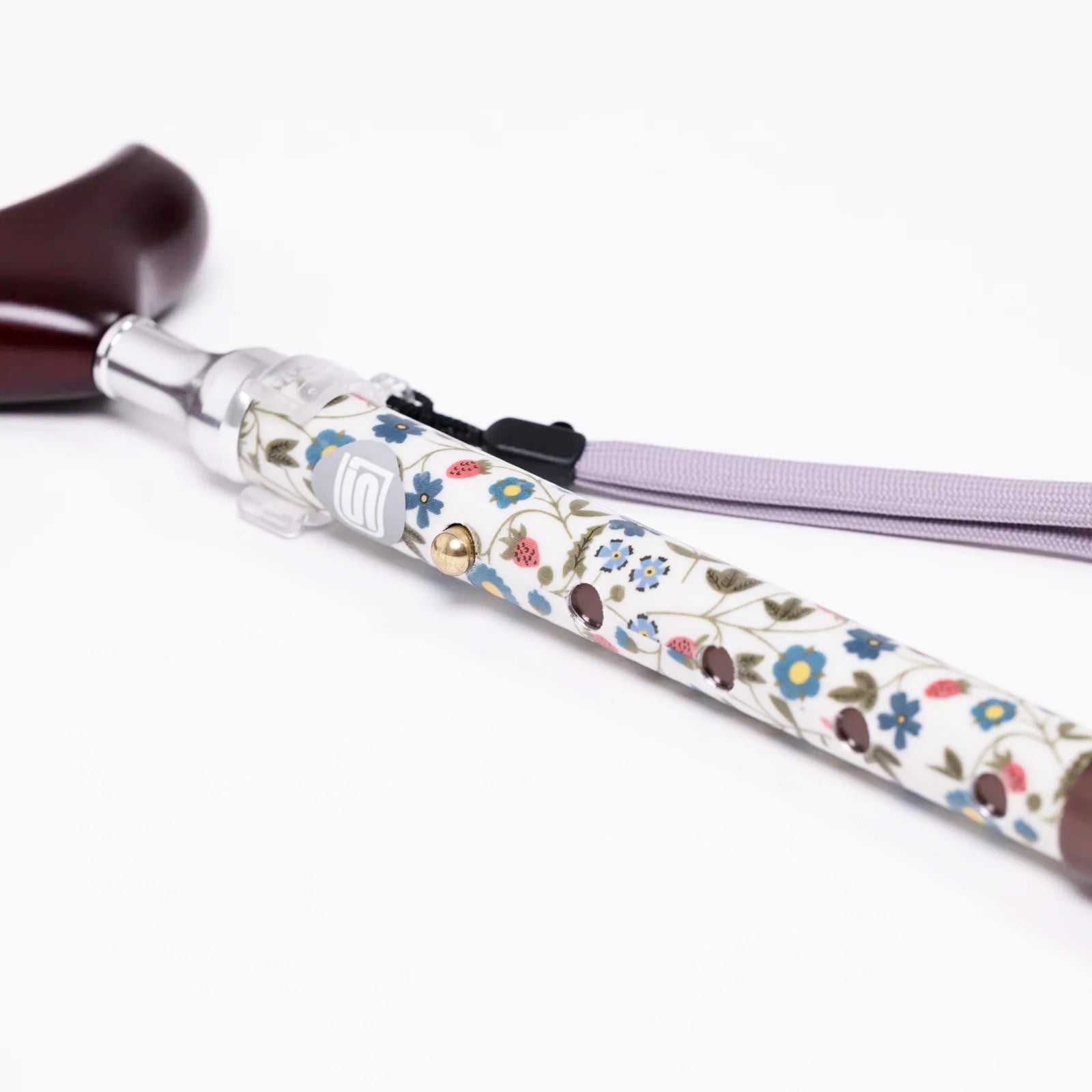 【伸縮＆折りたたみ・上柄】SLT折りたたみステッキ リバティプリント Little Mirabelle
