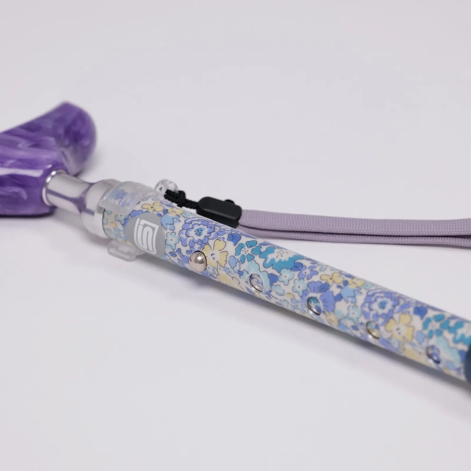 SLT Folding Walking Stick, Liberty Print, Michelle (Extendable &amp; Foldable, All-Over Print)