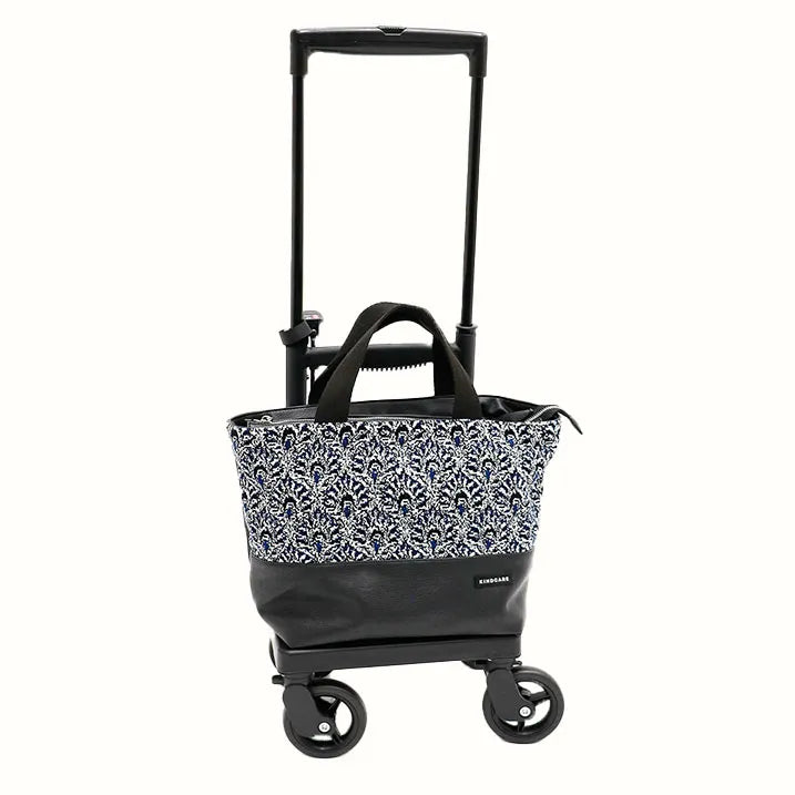Chenille Tote Cart Black