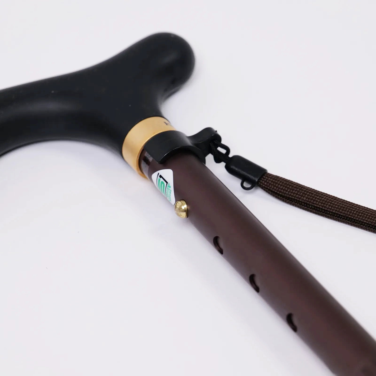 【伸縮＆折りたたみ・無地】とってもステッキ やわらかグリップ 伸縮折りたたみ