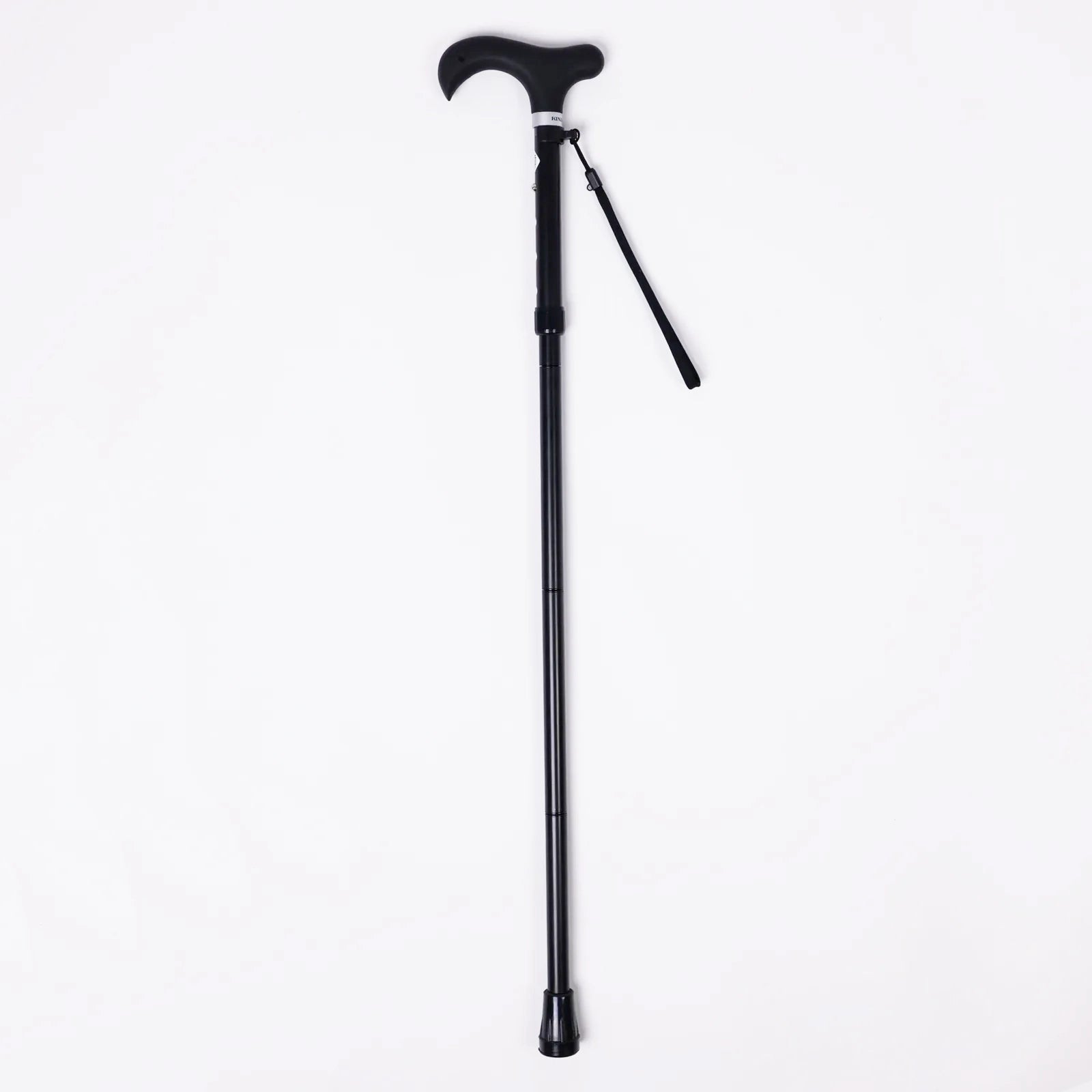 【伸縮＆折りたたみ・無地】とってもステッキ やわらかグリップ 伸縮折りたたみ