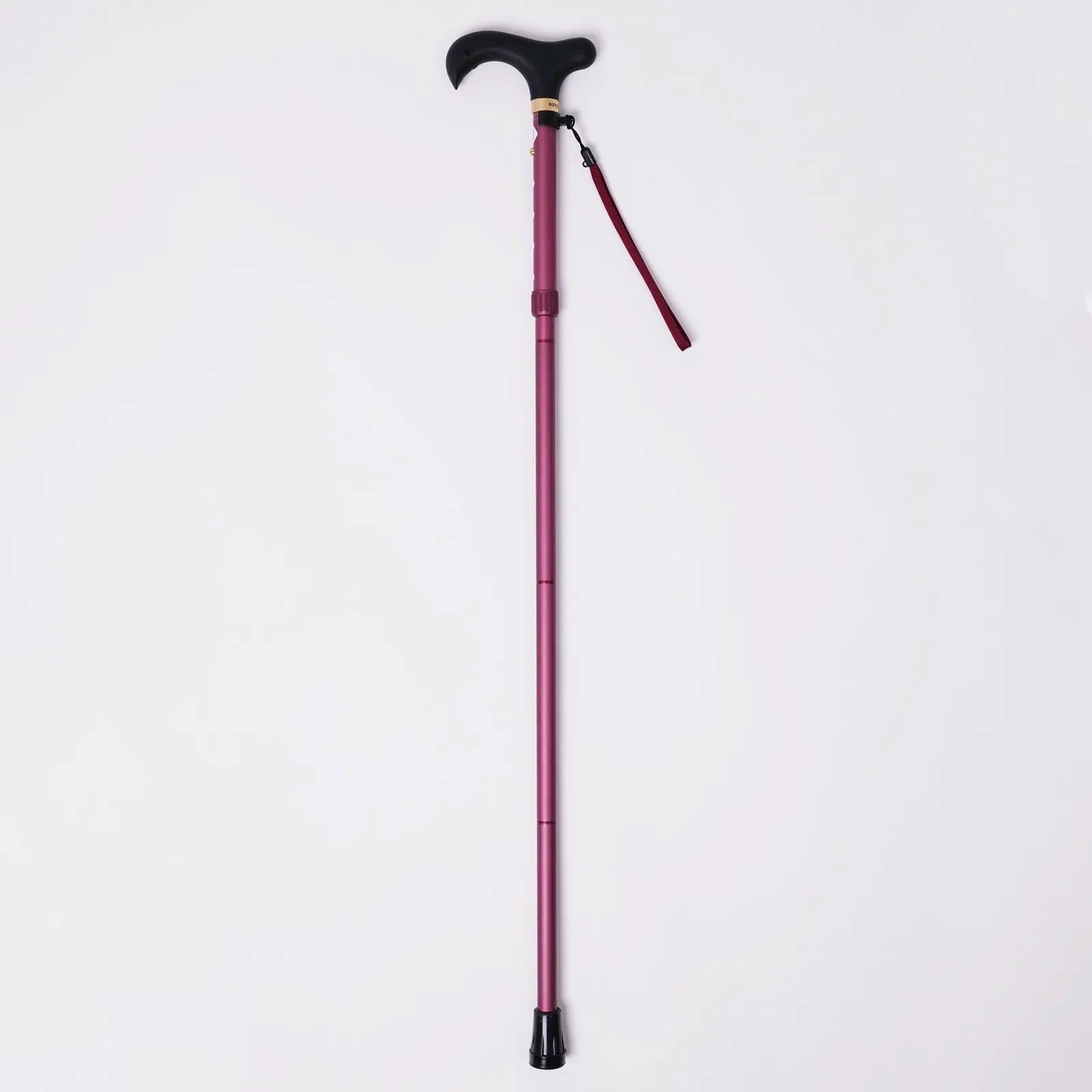 【伸縮＆折りたたみ・無地】とってもステッキ やわらかグリップ 伸縮折りたたみ