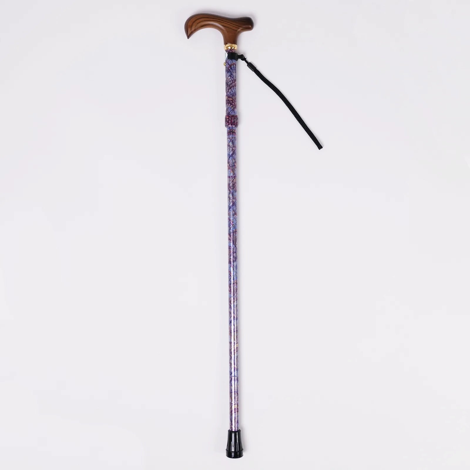 [Extendable &amp; Foldable, All-over Pattern] A lovely walking stick that can be extended and folded