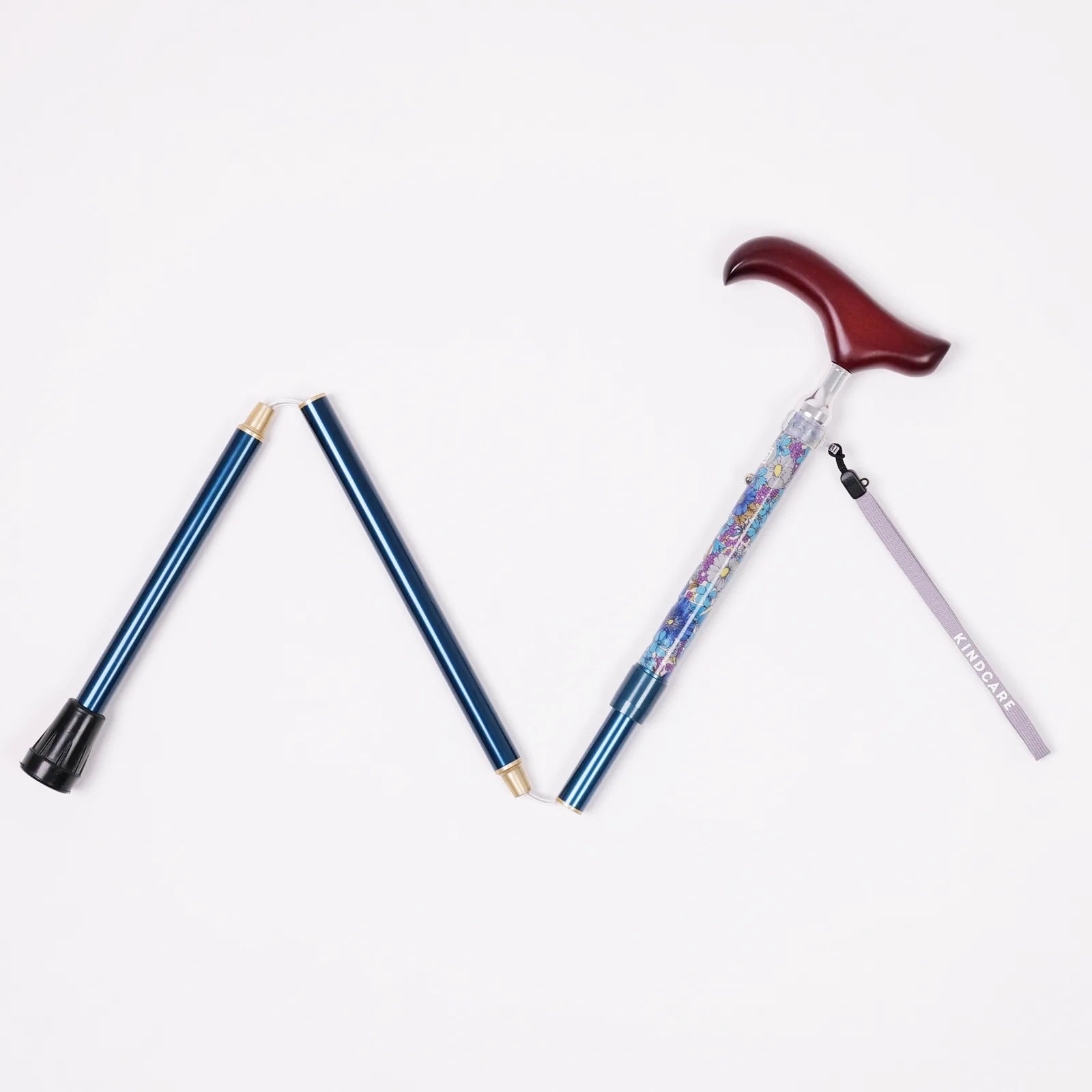 [可伸缩可折叠] SLT 手杖，自由印花，细颈，Gloria 花
