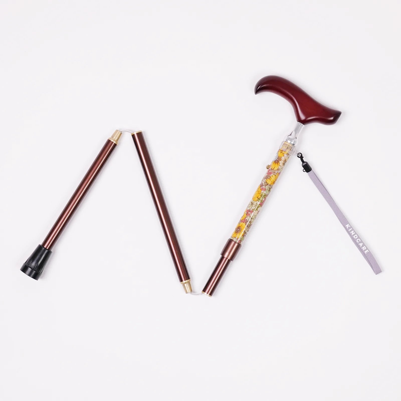 [可伸缩可折叠] SLT 手杖，自由印花，细颈，Gloria 花