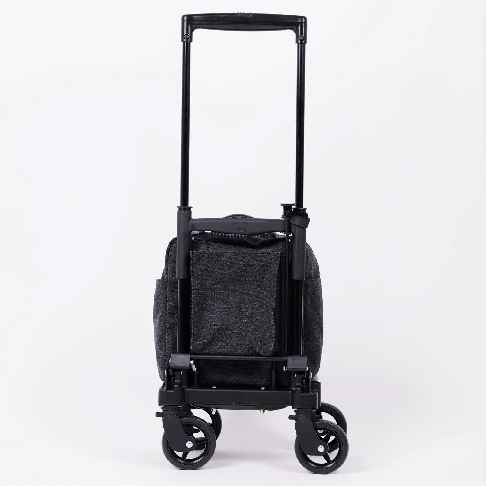 [Multifunctional Pocket] Dot Embroidery Mini Square Horizontal Push Cart