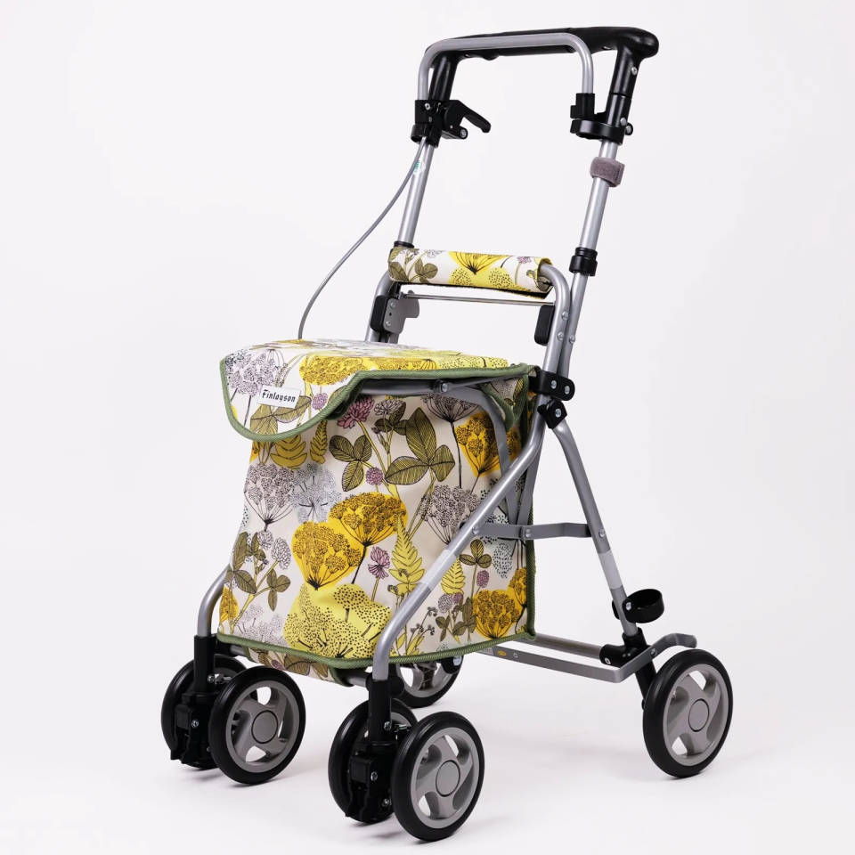 【ワンタッチで折りたためるシルバーカー】Finlayson リズムRWC NIITTYPOLKUニッティポルク