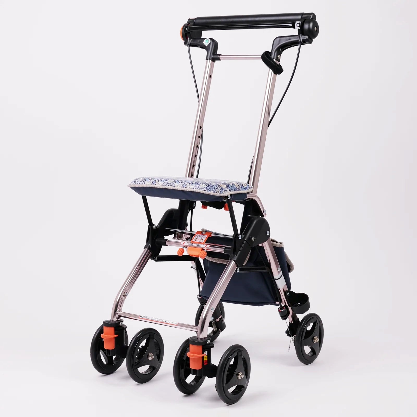 【軽くておしゃれなシルバーカー】軽快ＫウォーカーII W リバティプリント