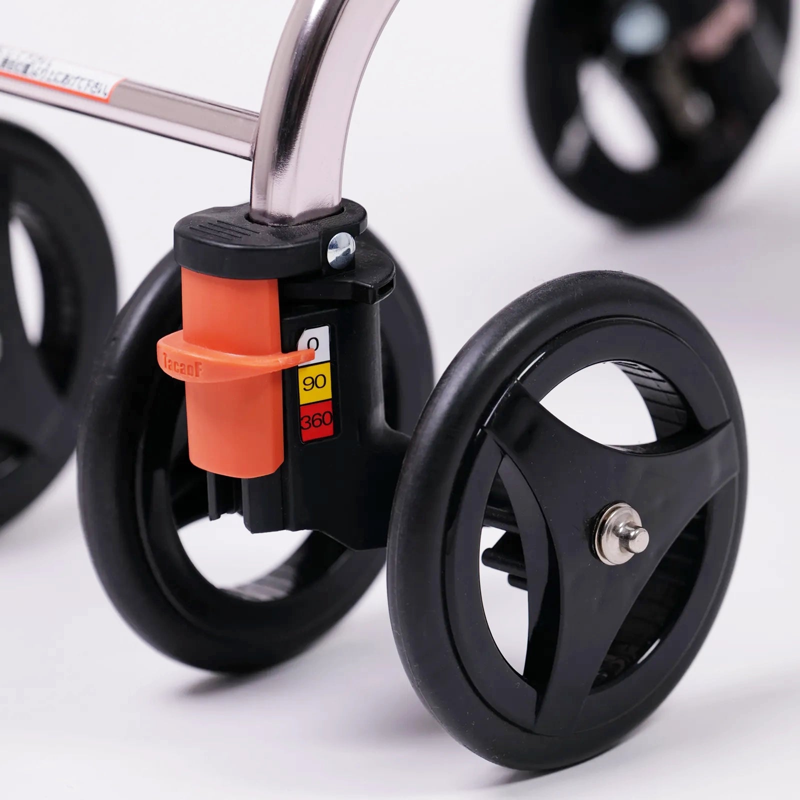 Lightweight, foldable, and compact silver cart: The lightweight K-Walker II W Liberty Print (Black)