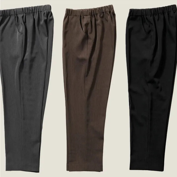 [Nano-level silver in textile material, antibacterial and deodorizing, M-LL] Straight pants