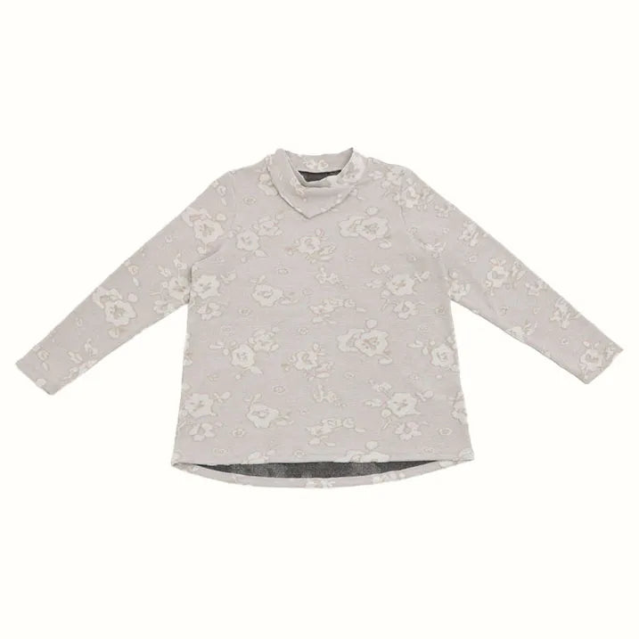 Nordic pattern jacquard pullover 