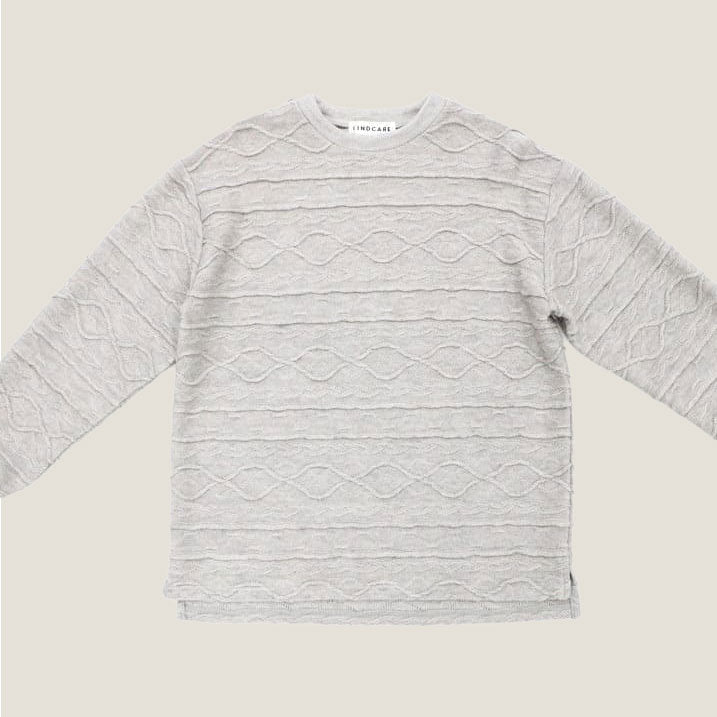 Cable jacquard T-shirt