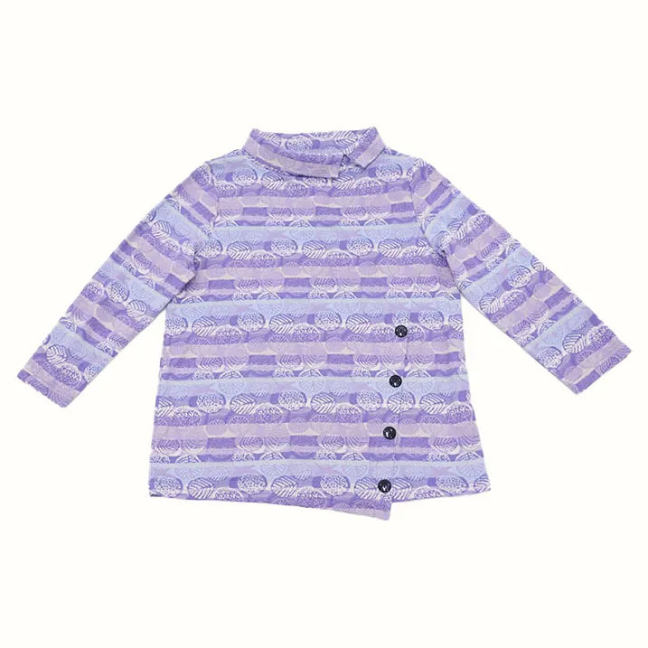 Warm leaf print JQ pullover