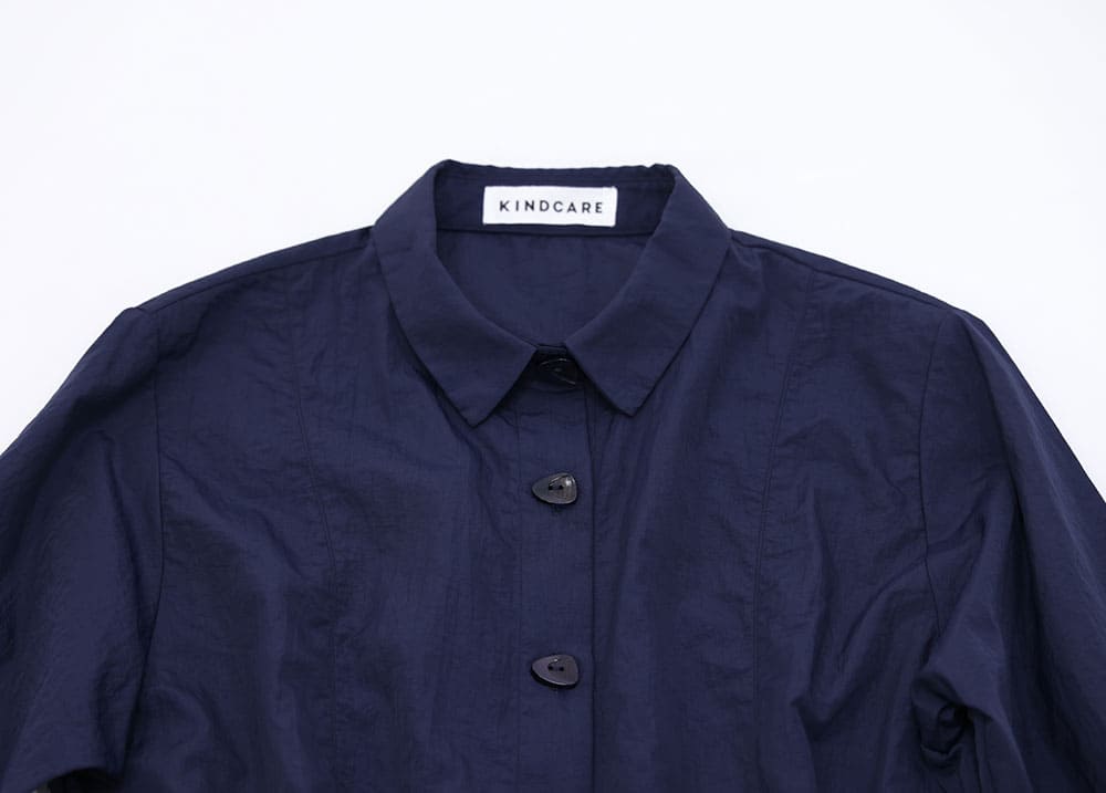 Nylon taffeta shirt blouson