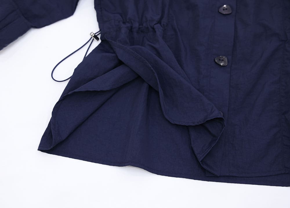 Nylon taffeta shirt blouson