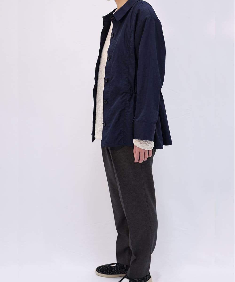 Nylon taffeta shirt blouson