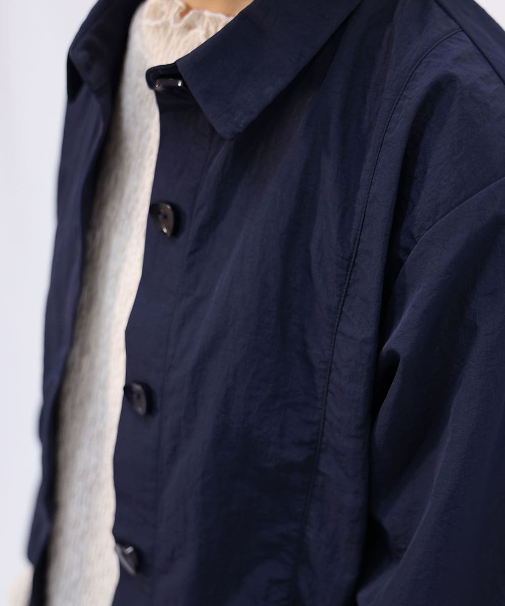 Nylon taffeta shirt blouson