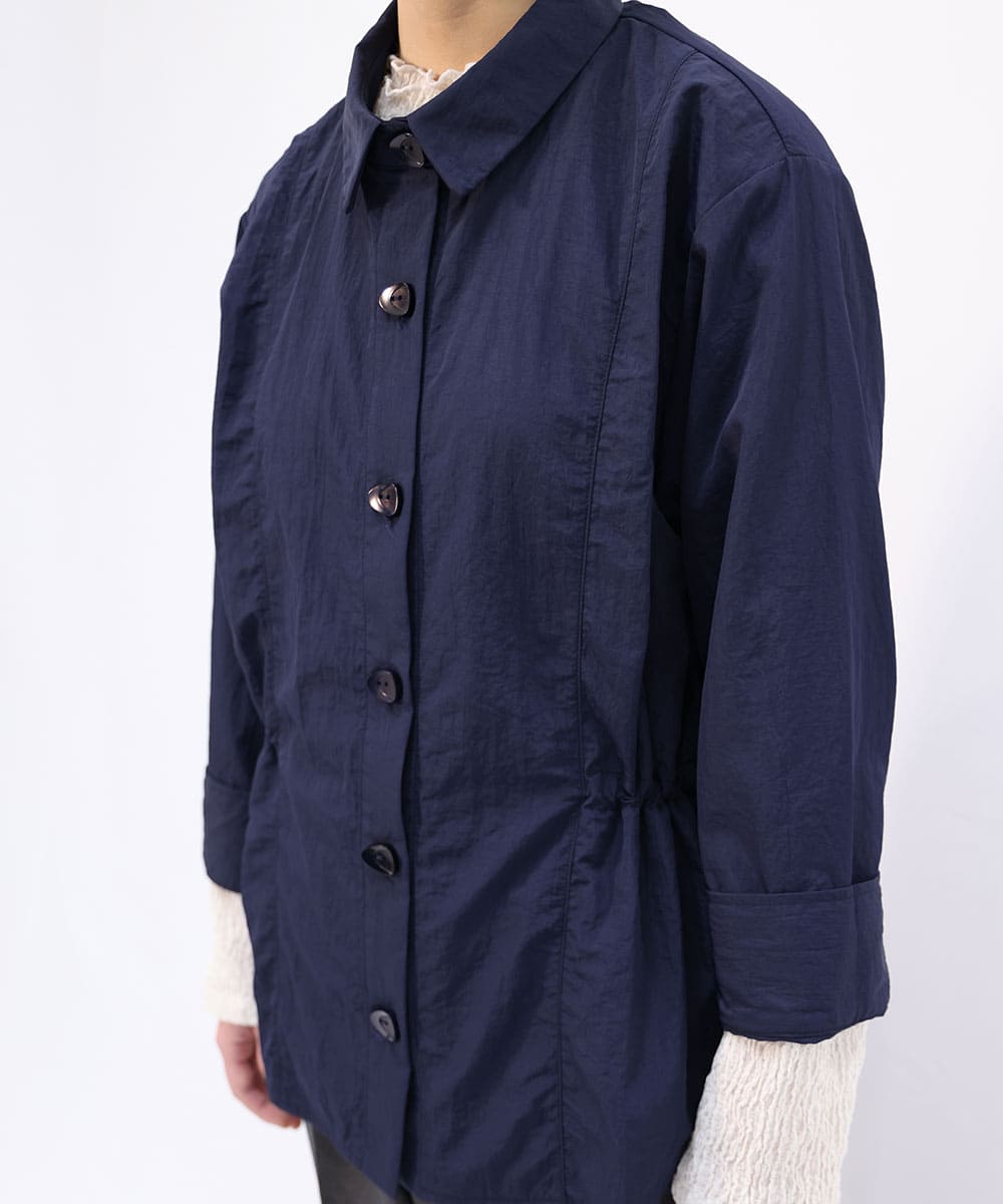 Nylon taffeta shirt blouson