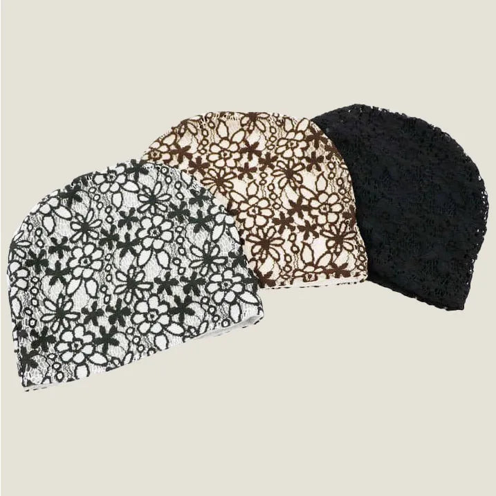 Reversible lace hat