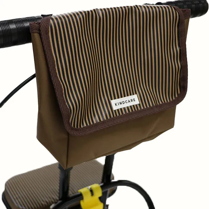 折りたたみシルバーカー ブラウン KIND CARE 軽快KウォーカーIII S 乗り物移動時に便利なシルバーカー】軽快KウォーカーIII S