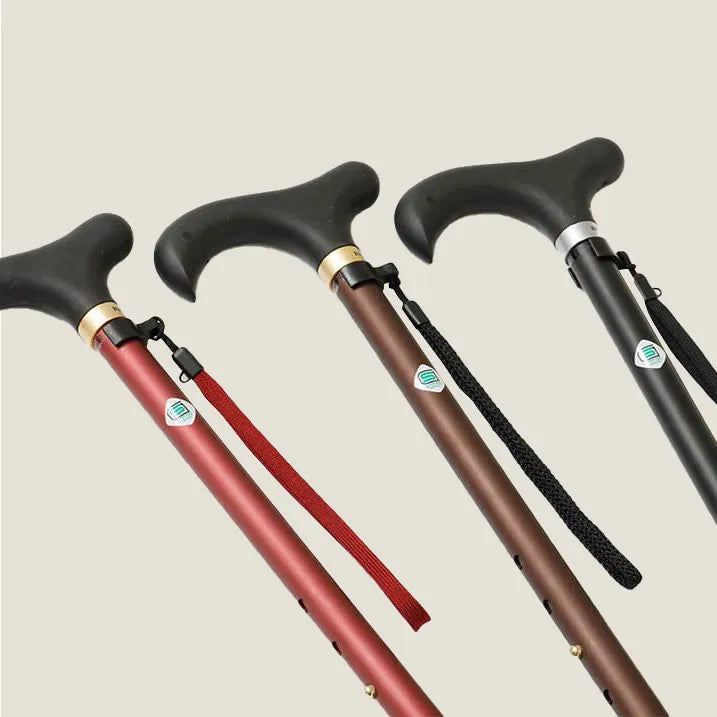 Very soft grip walking stick