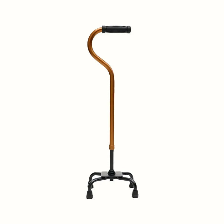 Very Lightweight 4-Piece Walking Stick, Brown