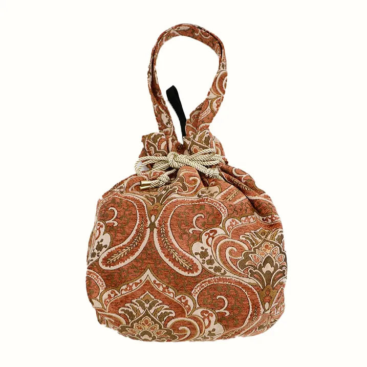 Carry-on Gobelin Drawstring Bag